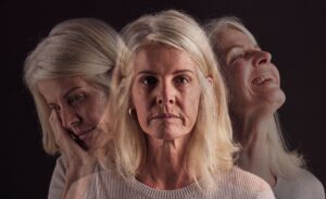 Woman showing signs of histrionic personality disorder